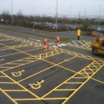 Thermo Plastic Roadway Markings in Little Heath 2