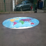 School Playground Marking in Milton Green 4