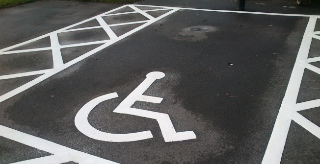 Car Park Bay Markings in Dumfries and Galloway