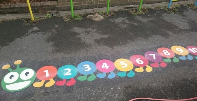 Preformed Playground Graphics in Duntocher