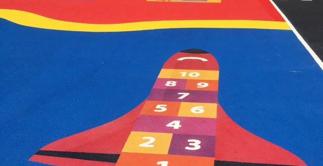 School Playground Painting in East Dunbartonshire