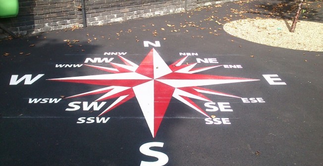 Play Area Line Marking in Woolstone