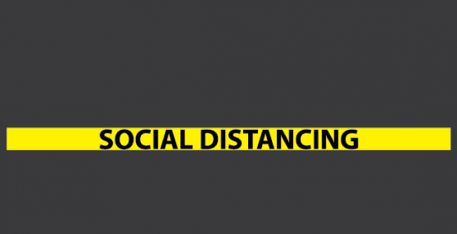 Social Distancing Surface Marking