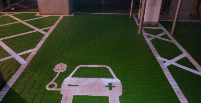 Painted Parking Spaces