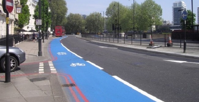 Remarked Road Lines in Ash Green