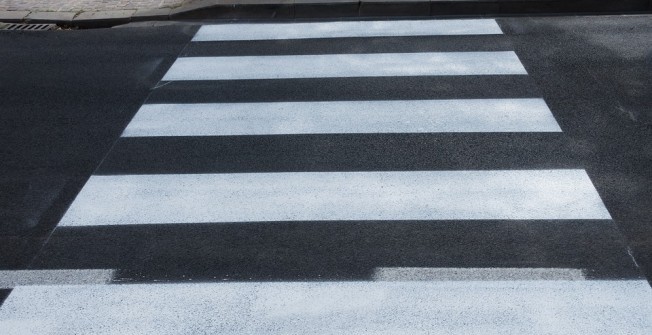 Pedestrian Crossing Markings in Newton